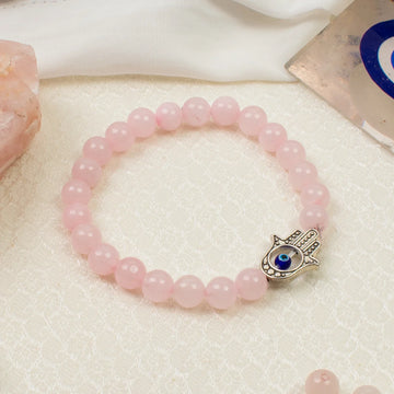 Love Attraction with Evil Eye Hamsa Bracelet
