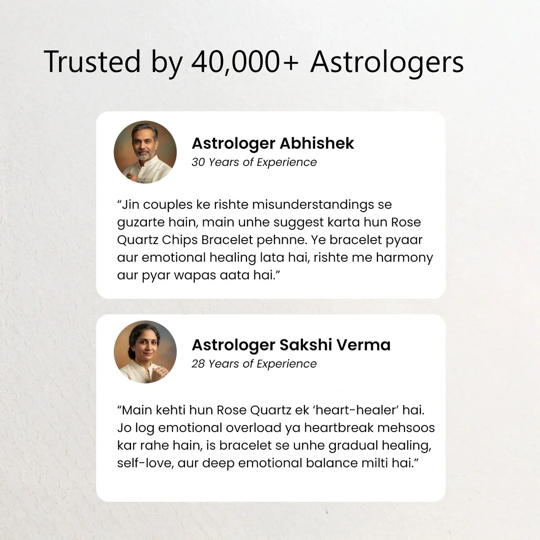 Rose Quartz Chips Bracelet Stretchable