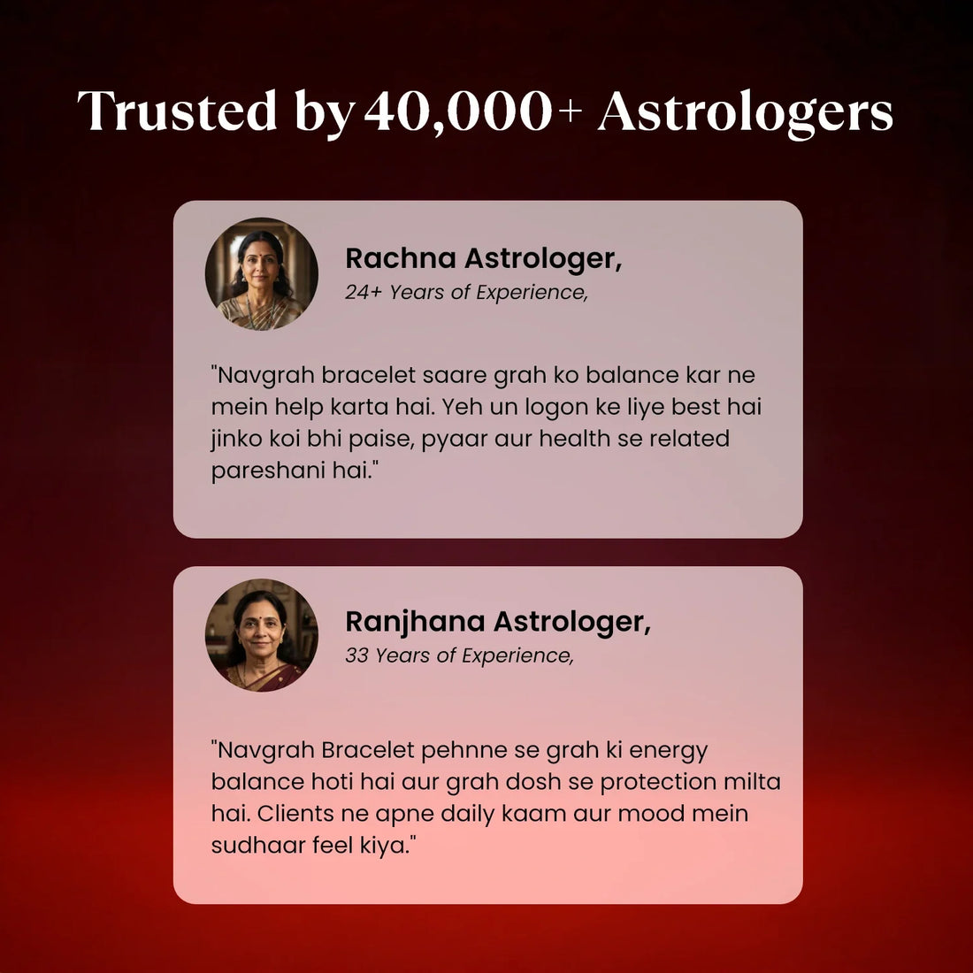 Navgrah Shanti Bracelet with Raw Selenite Plate