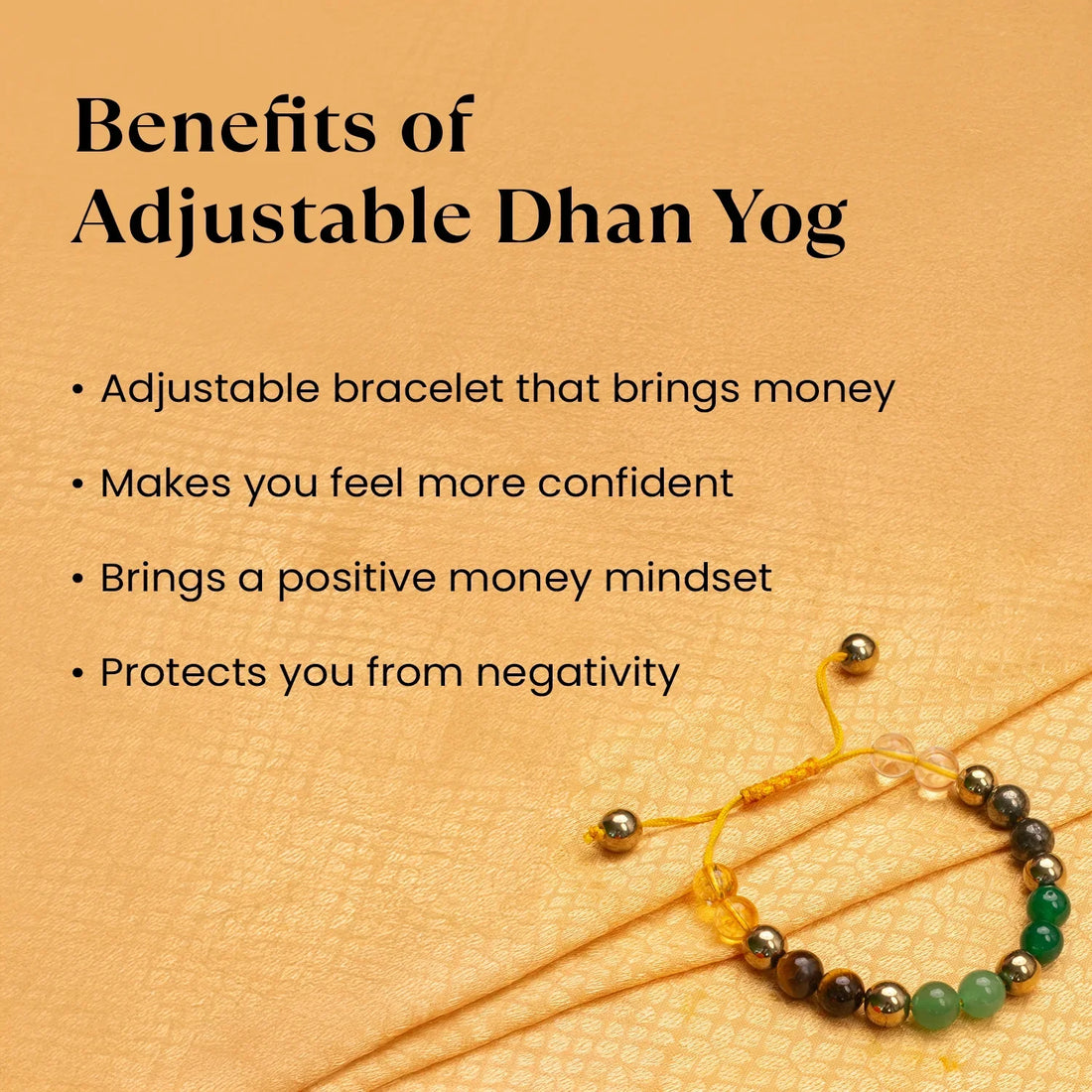 Adjustable Dhan Yog Bracelet